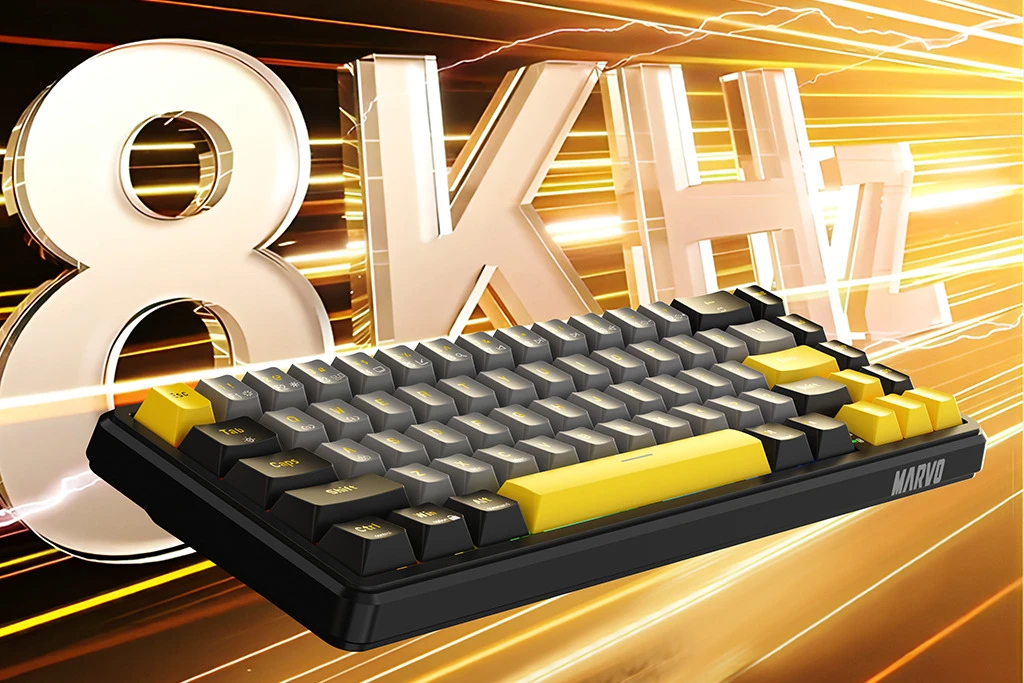 Tastatură de gaming Marvo Magma M40 KG964 - 8K, Switch-uri magnetice [Tactile]