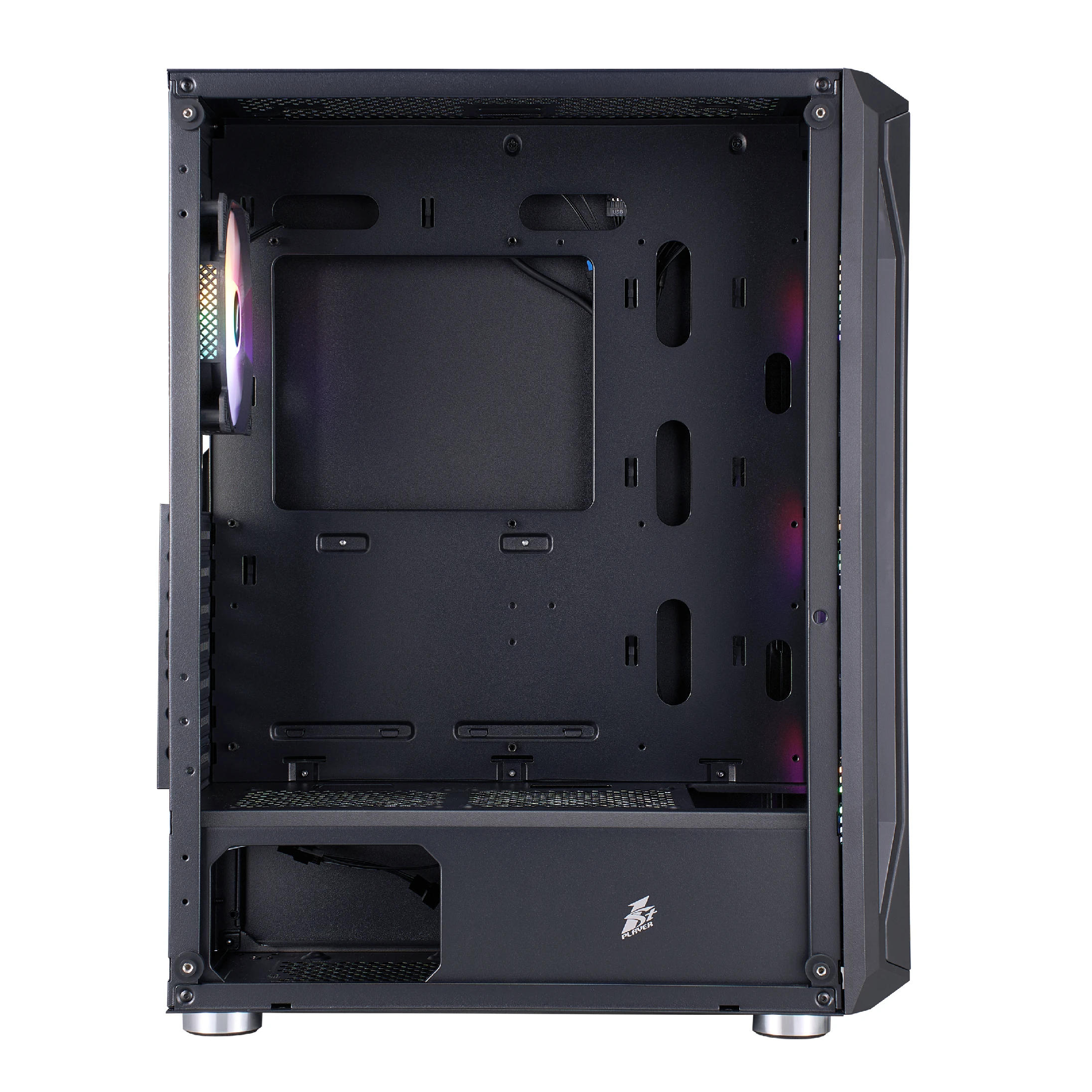 Кутия 1stPlayer Firebase X5 RGB v2 Case ATX 4 fans included