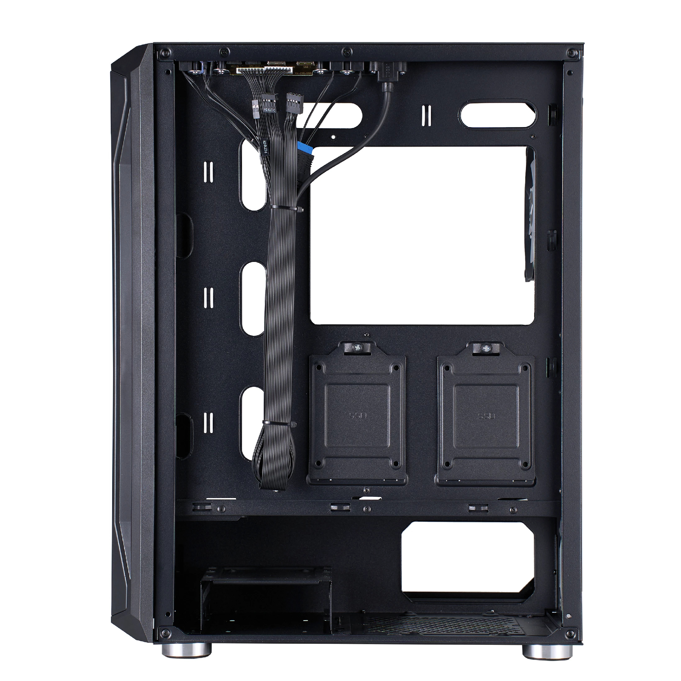 Кутия 1stPlayer Firebase X5 RGB v2 Case ATX 4 fans included