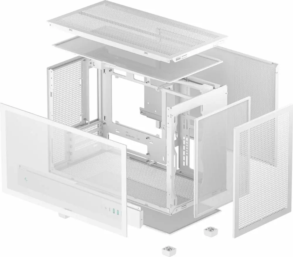 Кутия DeepCool CH260 WH mATX Case