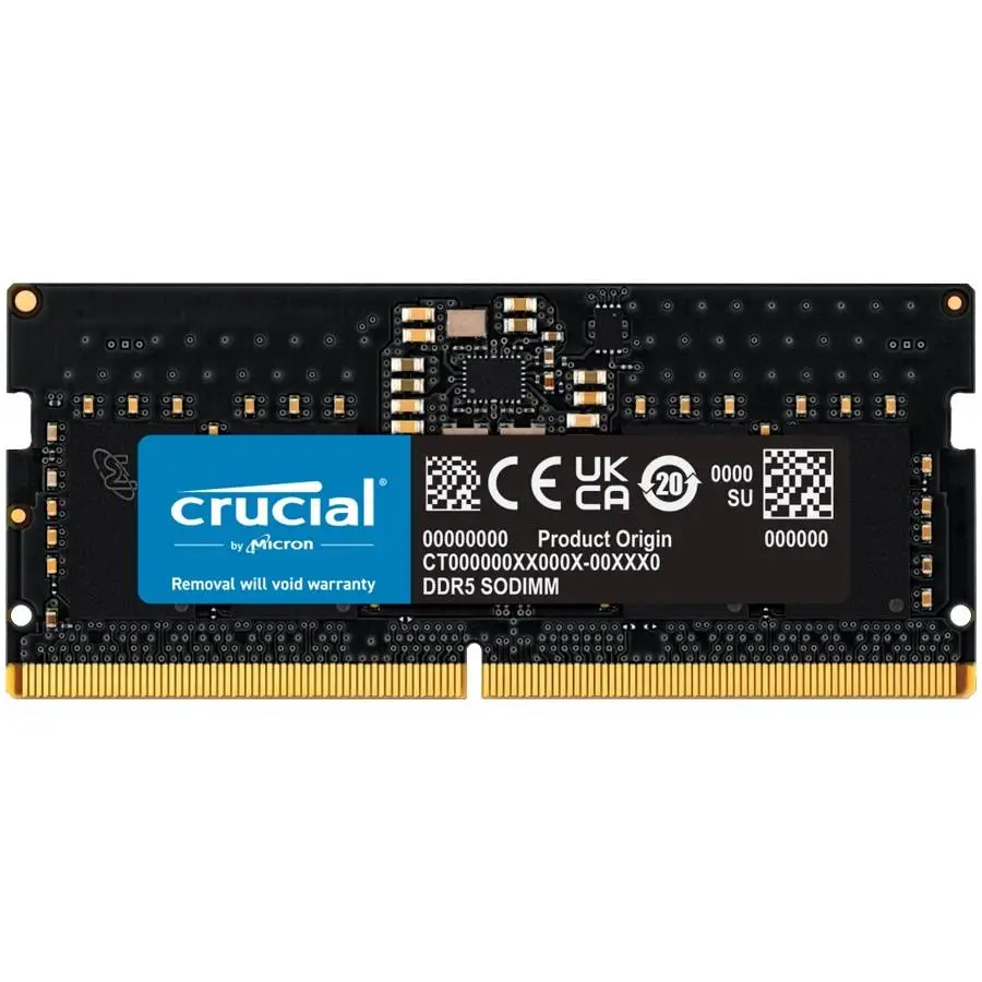 Памет Crucial 8GB DDR5 SODIMM 5600MHz CL46 - CT8G56C46S5