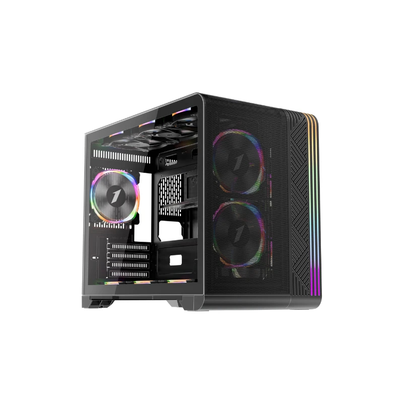 Κουτί 1stPlayer VT6-BK Mesh ARGB Case mATX