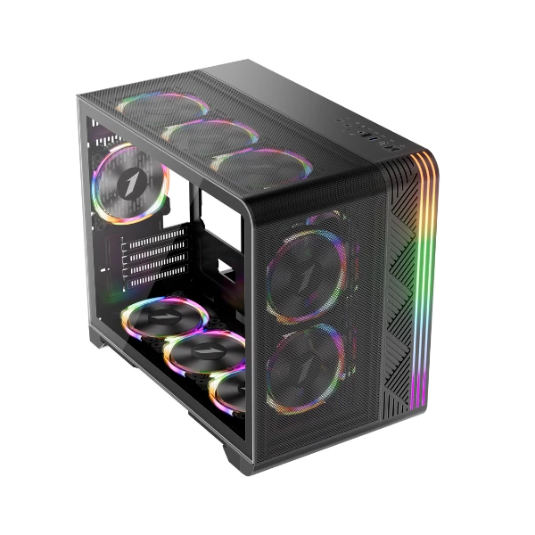 Κουτί 1stPlayer VT6-BK Mesh ARGB Case mATX
