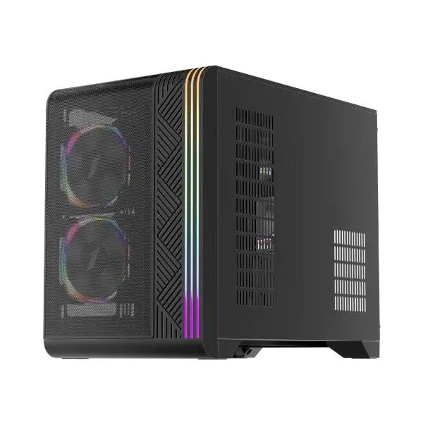 Κουτί 1stPlayer VT6-BK Mesh ARGB Case mATX