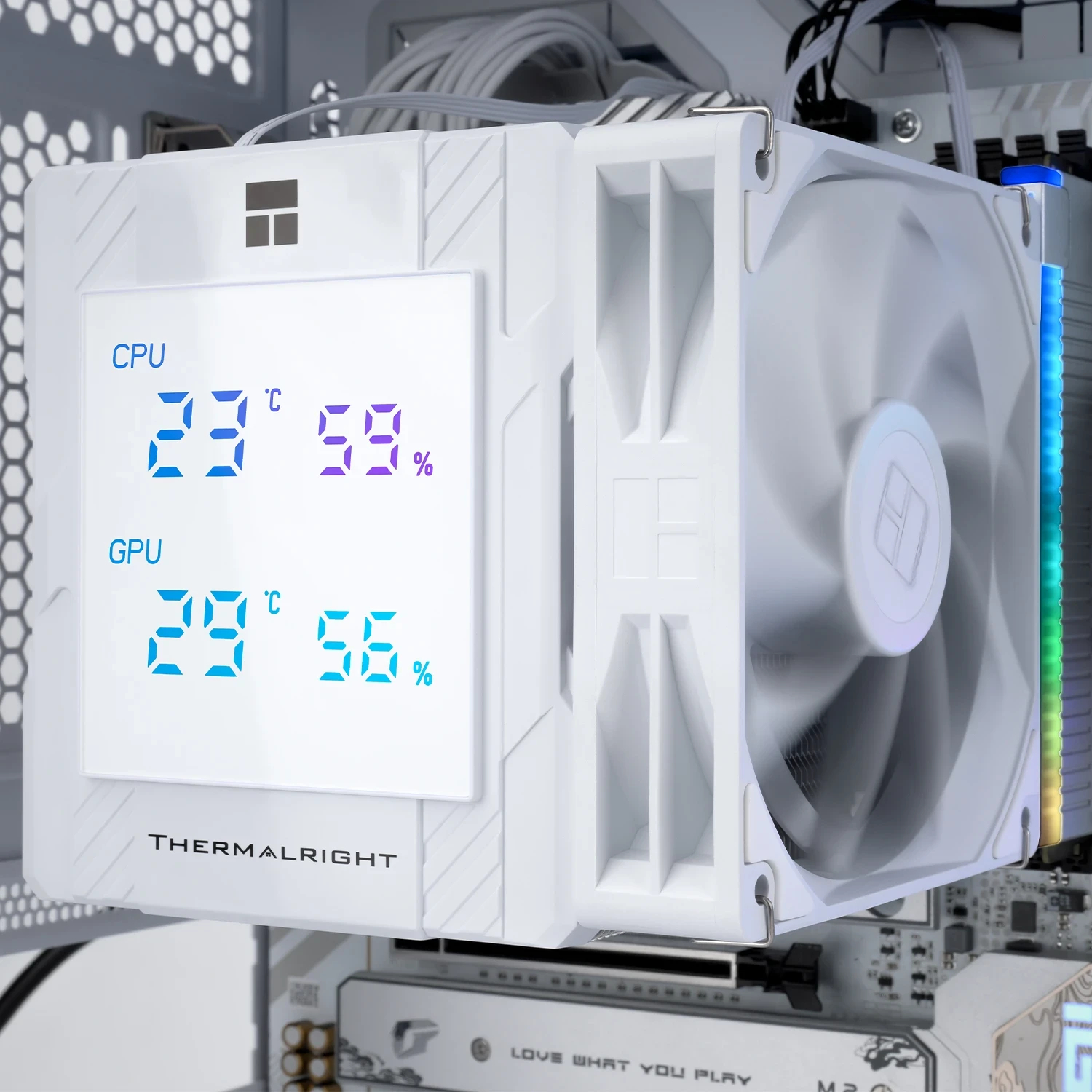 Ψυγείο για επεξεργαστές Thermalright Peerless Assassin 120 Digital White Dual-Tower CPU Cooler