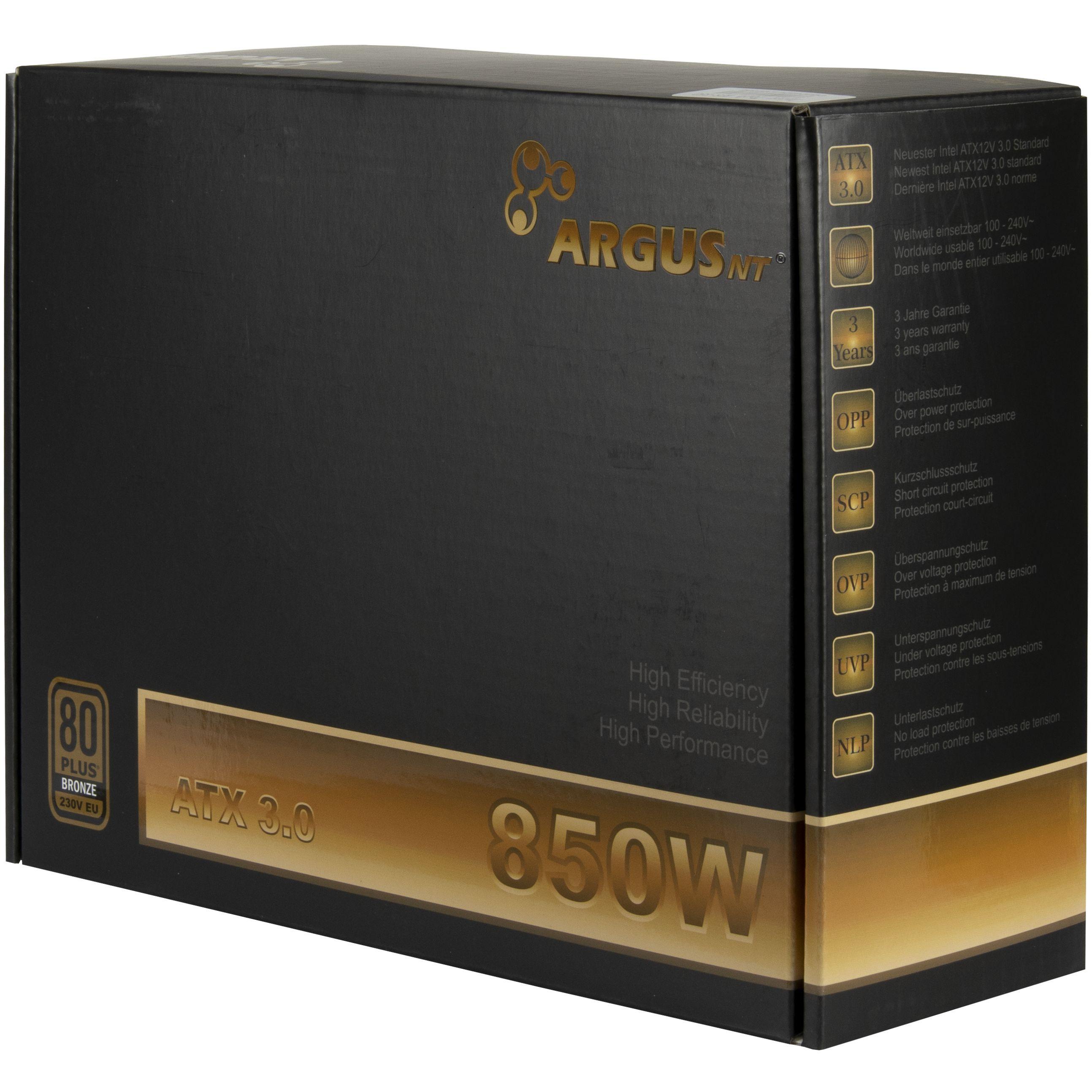 Захранване Inter Tech Argus BPS-850 850W 80 Plus Bronze ATX 3.0