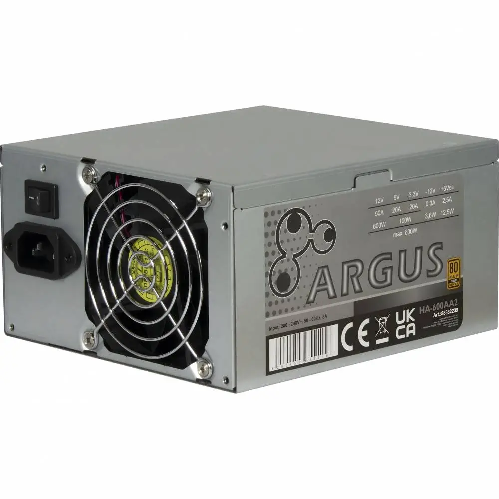 Захранване Inter Tech Argus HA-600AA2 600W 80 Plus Gold 2U PSU