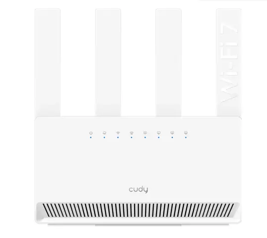 Безжичен рутер Cudy BE3600 Gigabit Dual Band Wi-Fi 7, 4x10/100/1000, 4x5dBi антени, бял
