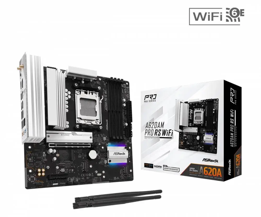 Дънна платка Asrock A620AM Pro RS WiFi AM5
