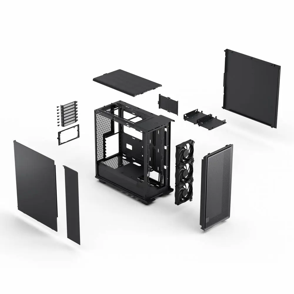 Кутия Fractal Epoch Black Solid - FD-C-EPO1A-01
