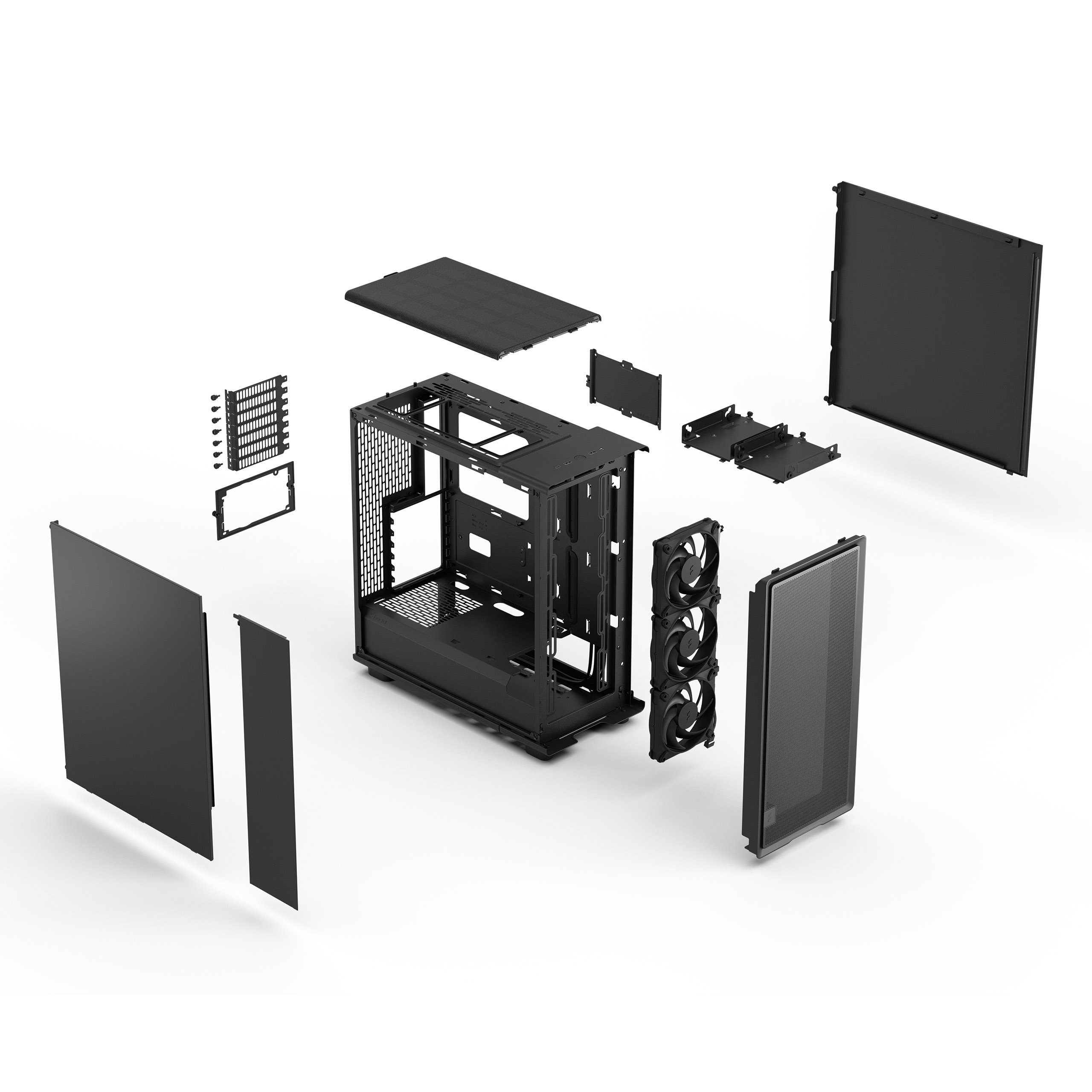 Кутия Fractal Epoch Black Solid - FD-C-EPO1A-01