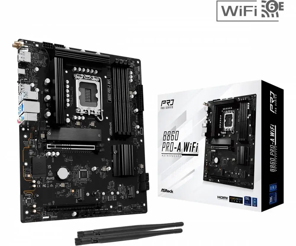 Дънна платка Asrock B860 PRO-A WIFI LGA1851