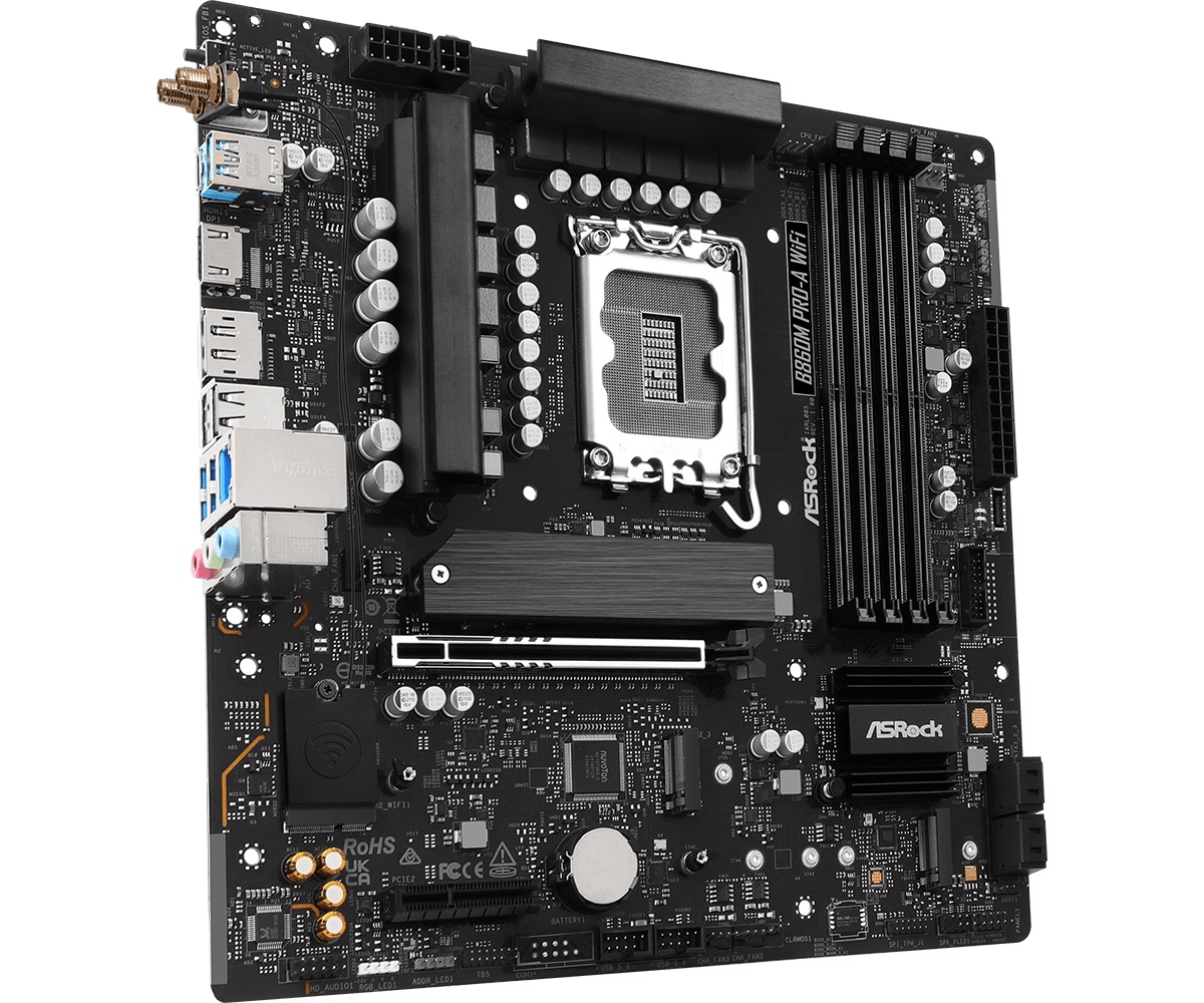 Дънан платка Asrock B860M PRO-A WIFI LGA1851