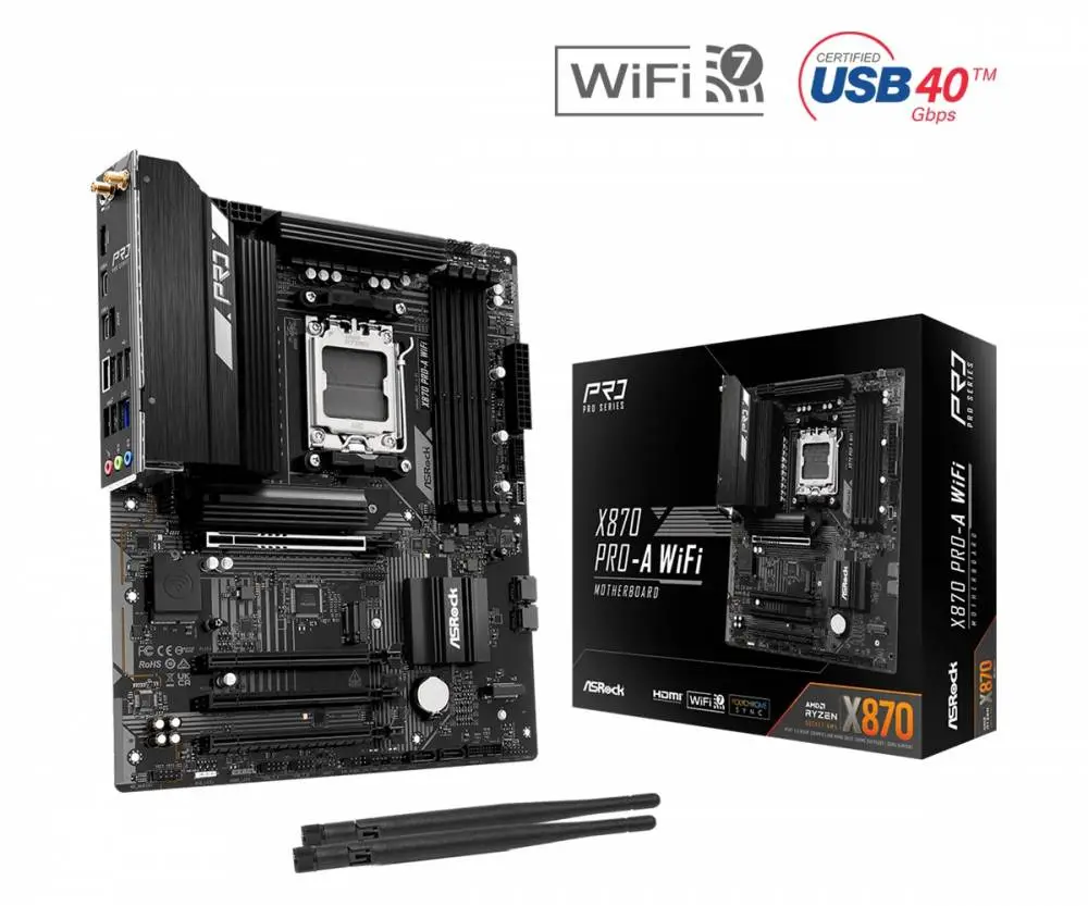 Дънна платка Asrock X870 PRO-A WIFI AM5