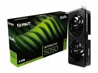 Видео карта Palit GeForce RTX 5050 Dual 8GB - NE65050019P1-GB2070D