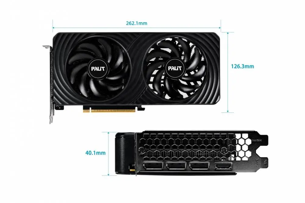 Видео карта Palit GeForce RTX 5050 Dual 8GB - NE65050019P1-GB2070D