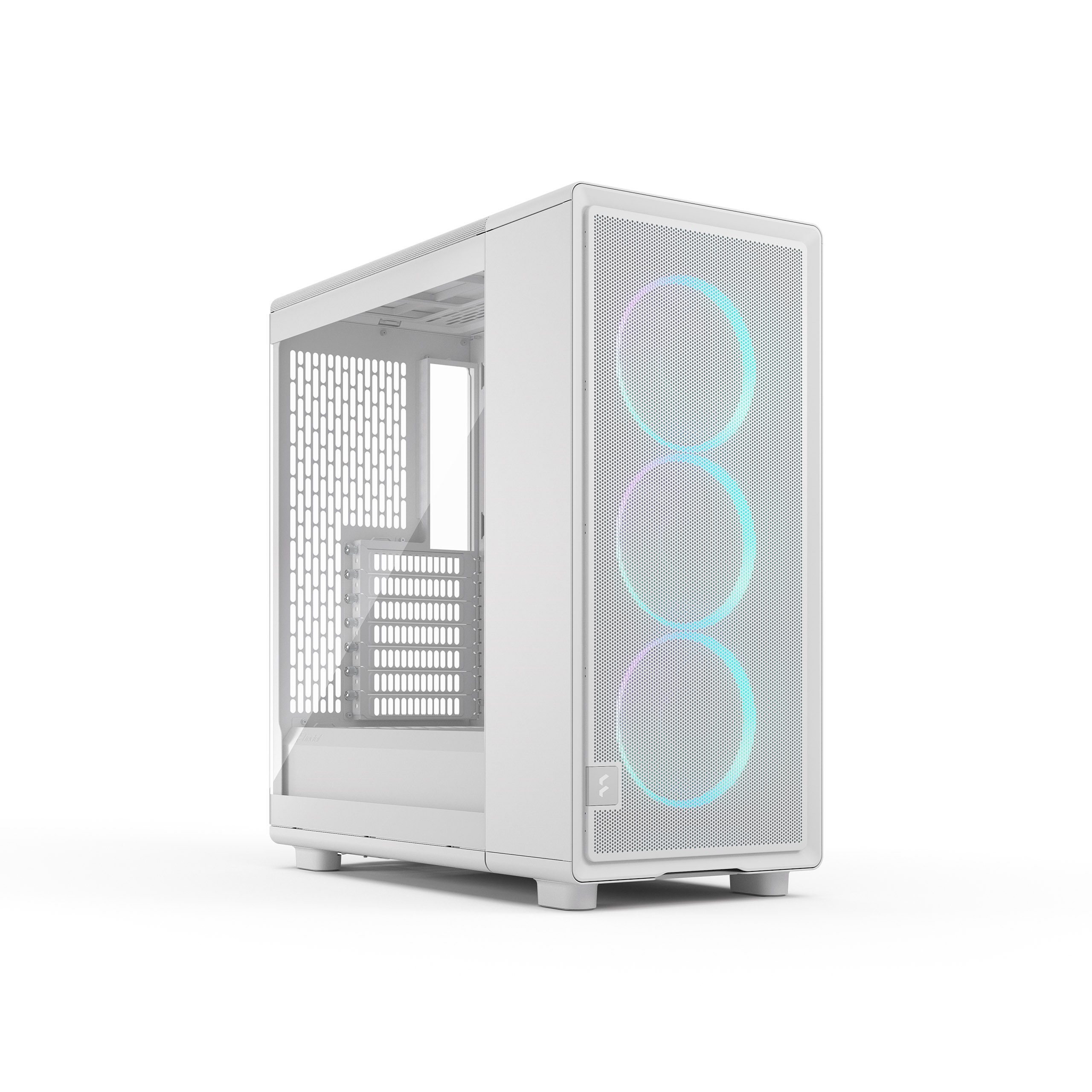 Boîtier Fractal Epoch White TG RGB Clear - FD-C-EPO1A-05