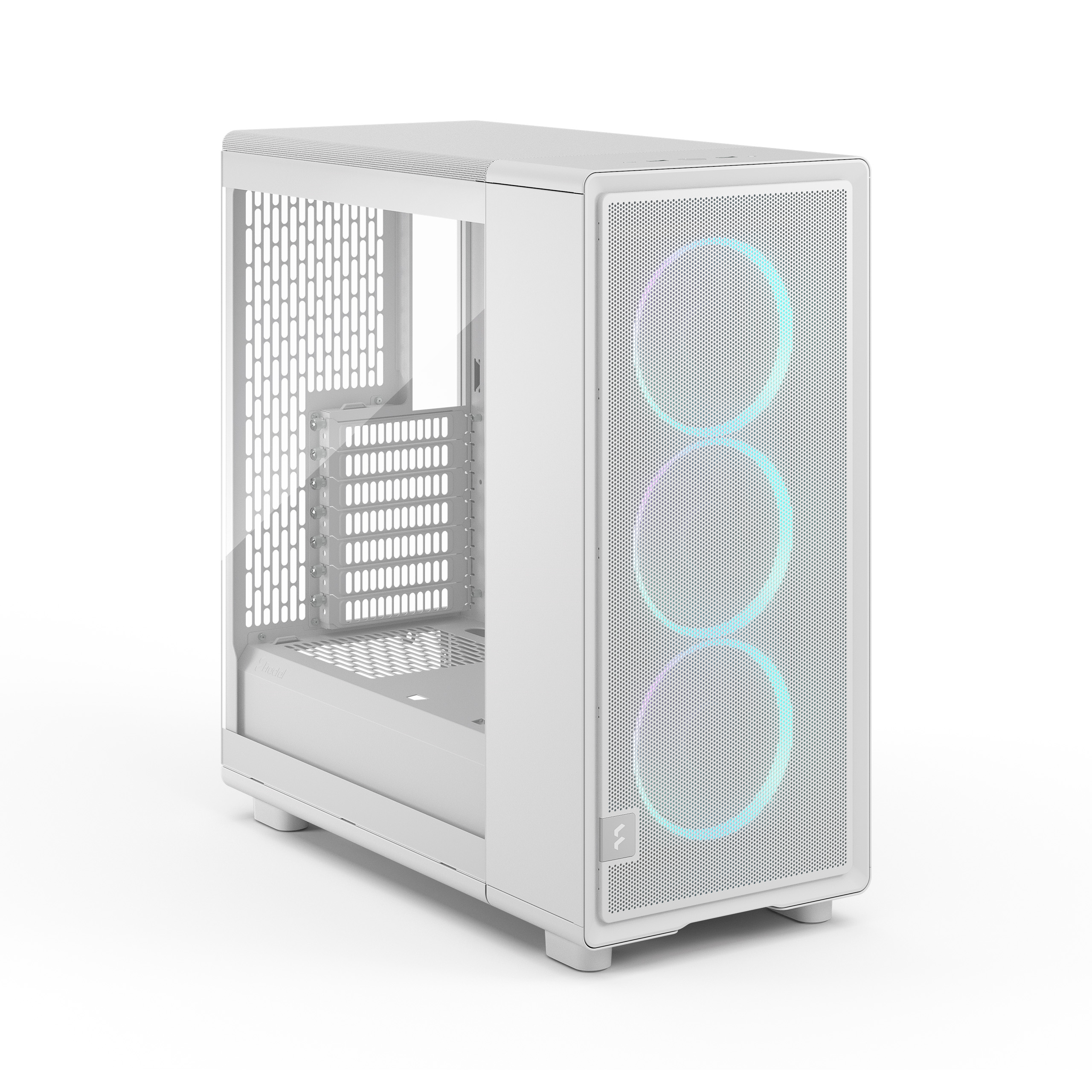 Boîtier Fractal Epoch White TG RGB Clear - FD-C-EPO1A-05