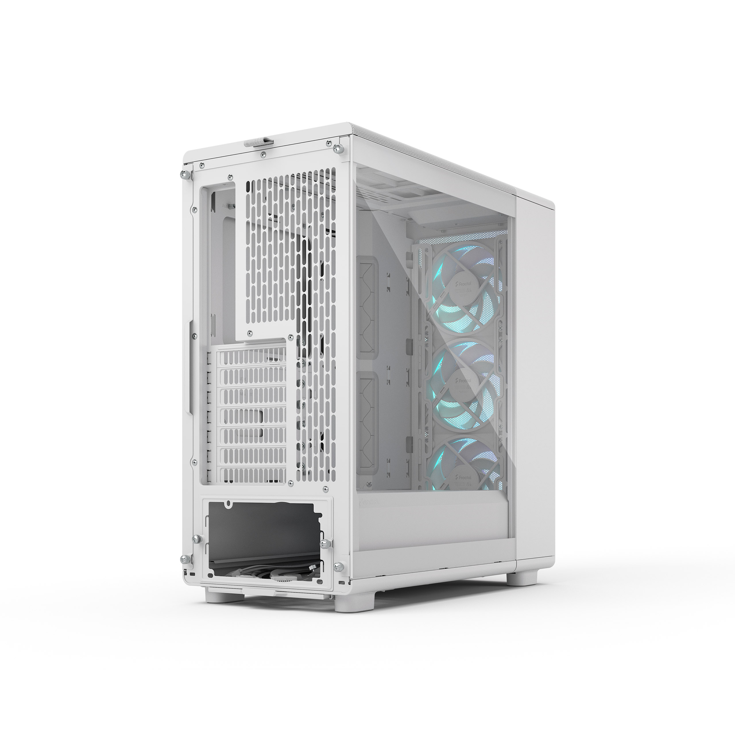 Boîtier Fractal Epoch White TG RGB Clear - FD-C-EPO1A-05