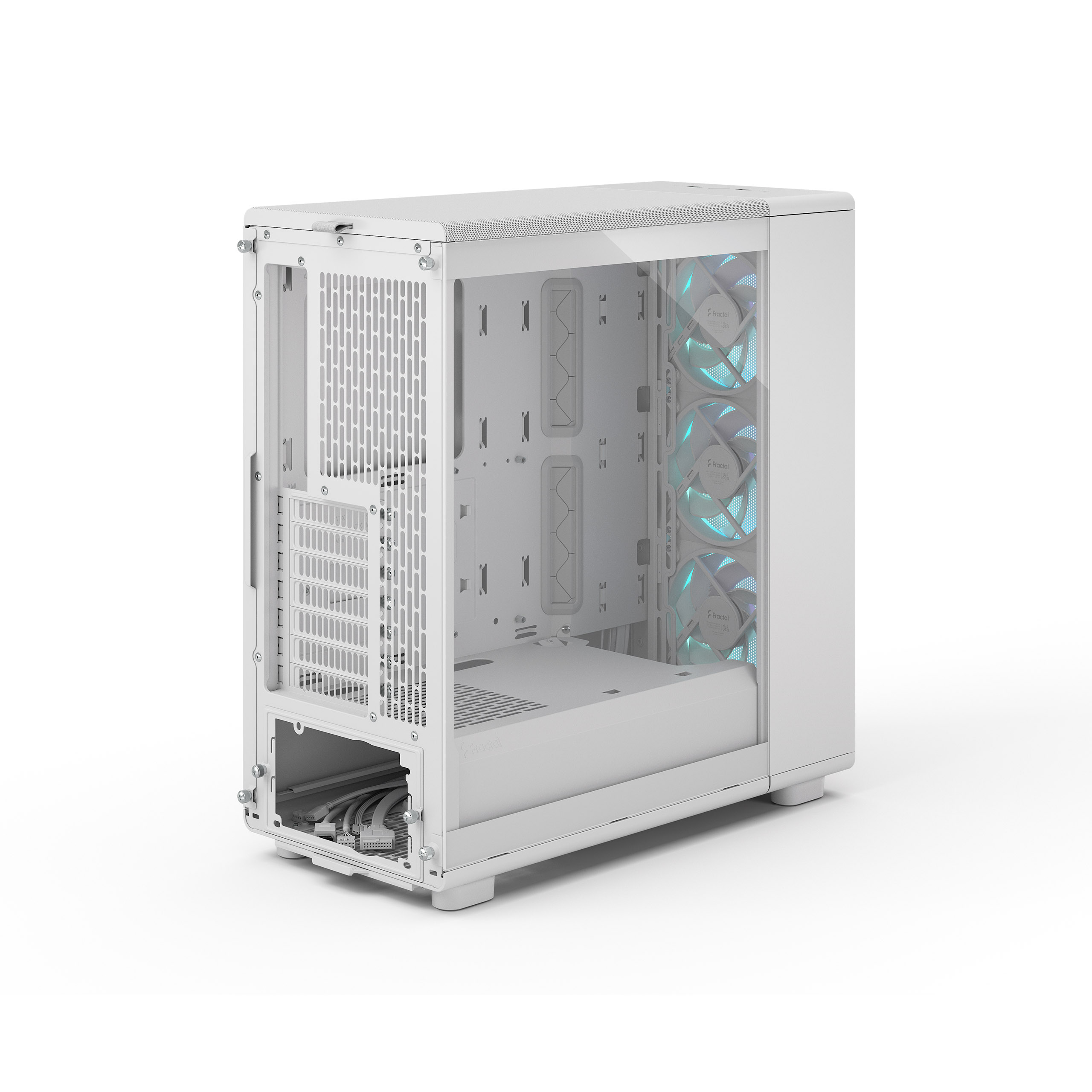 Boîtier Fractal Epoch White TG RGB Clear - FD-C-EPO1A-05