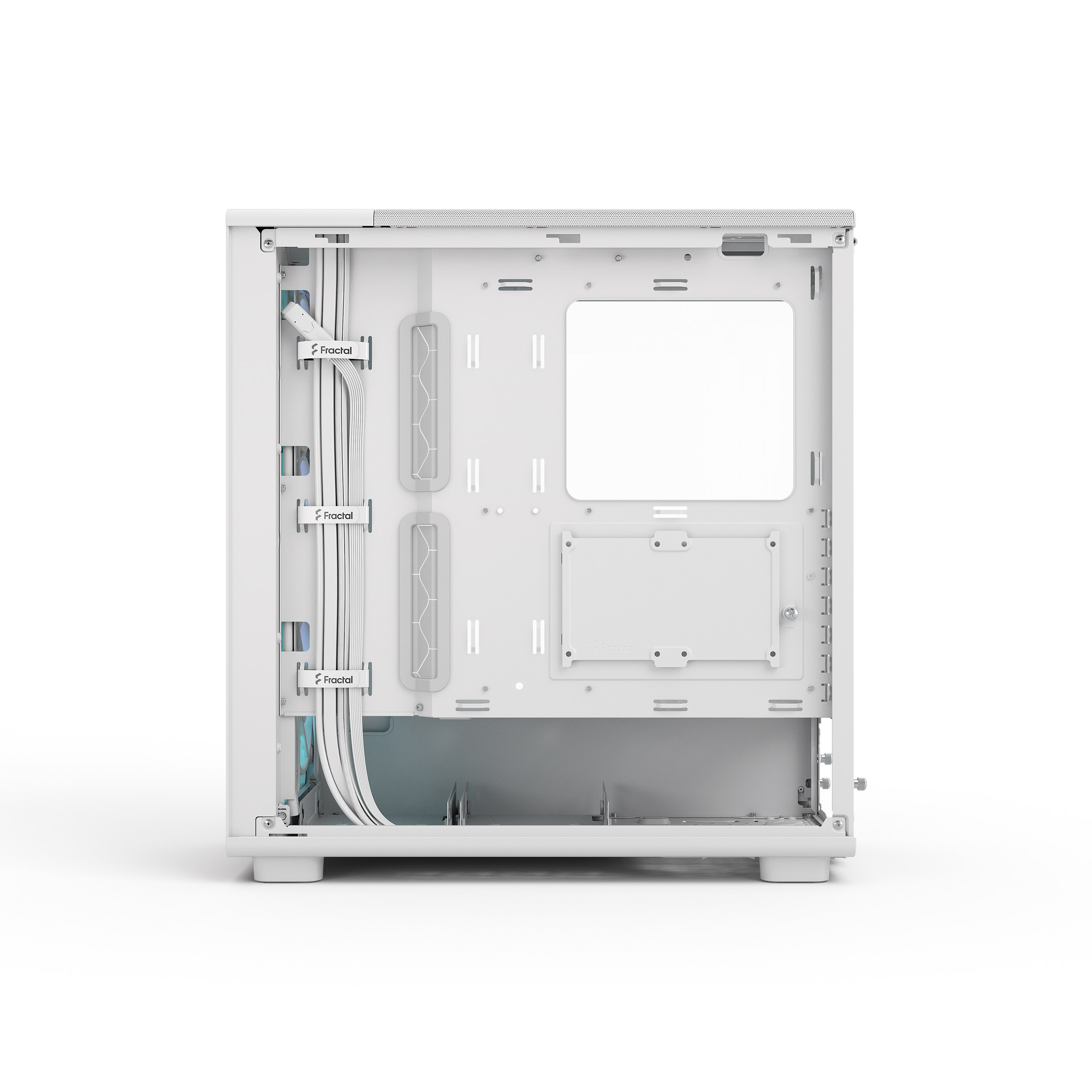 Boîtier Fractal Epoch White TG RGB Clear - FD-C-EPO1A-05