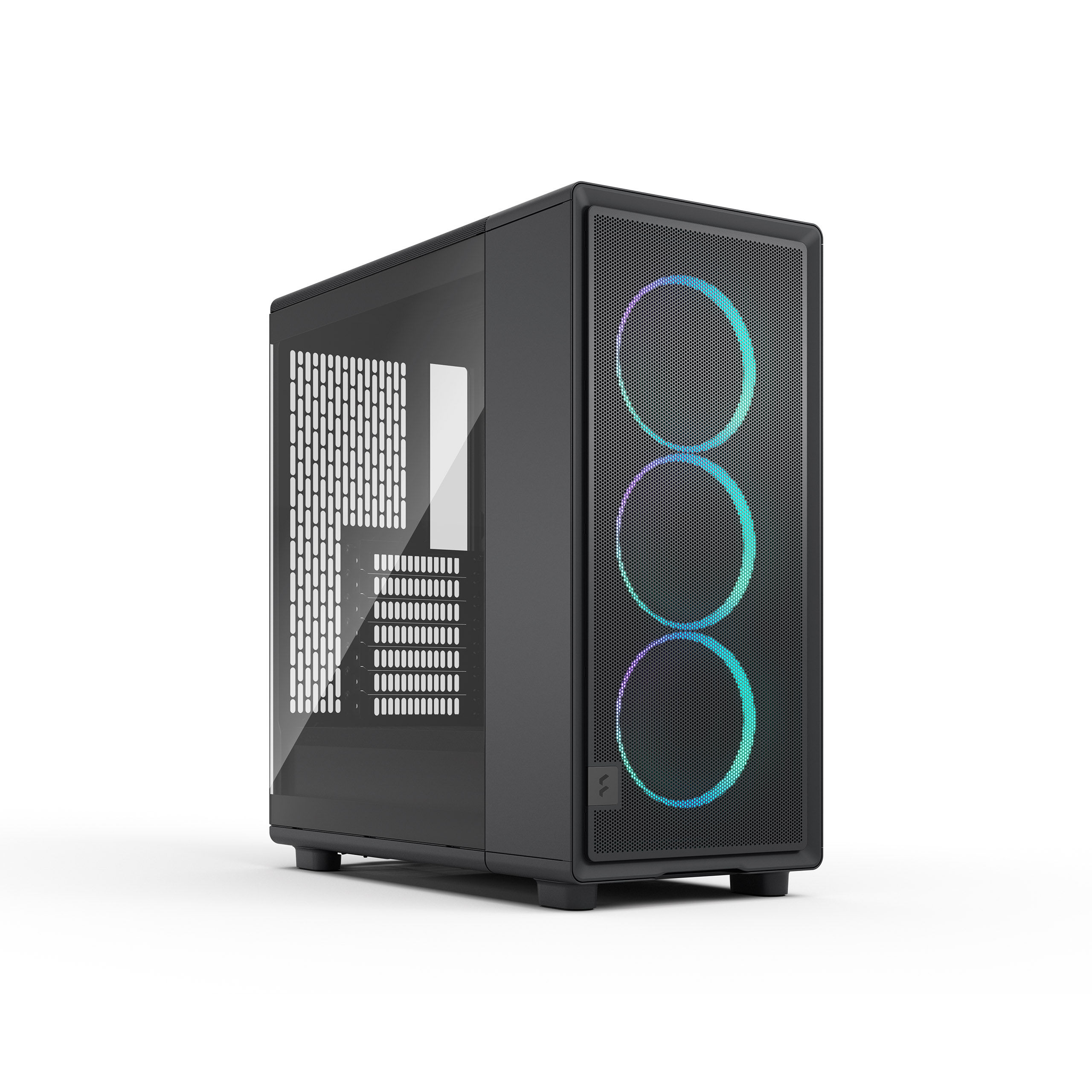 Кутия Fractal Epoch Black TG RGB Light - FD-C-EPO1A-05