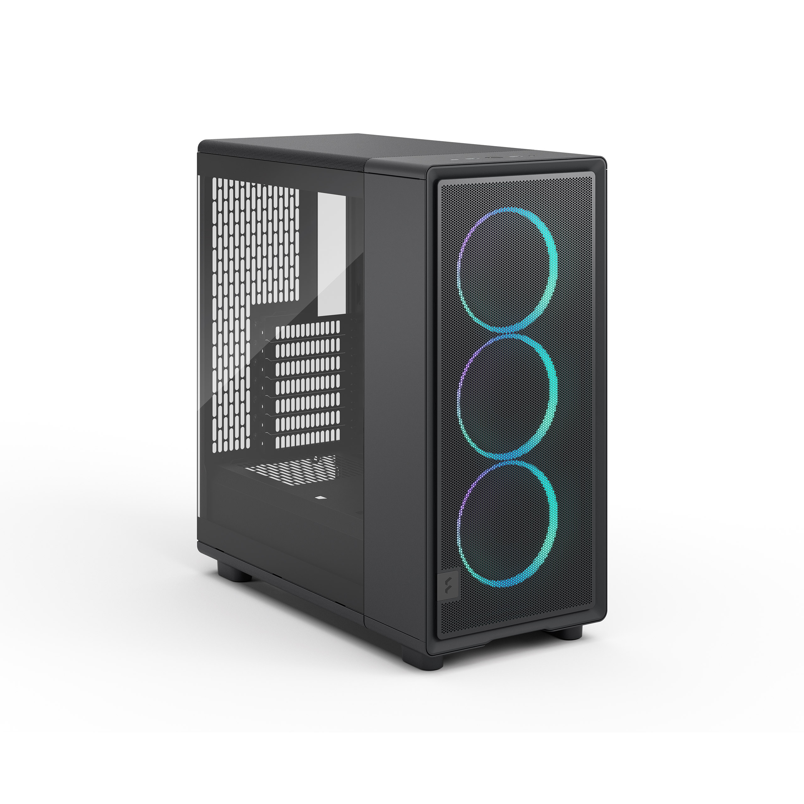 Кутия Fractal Epoch Black TG RGB Light - FD-C-EPO1A-05