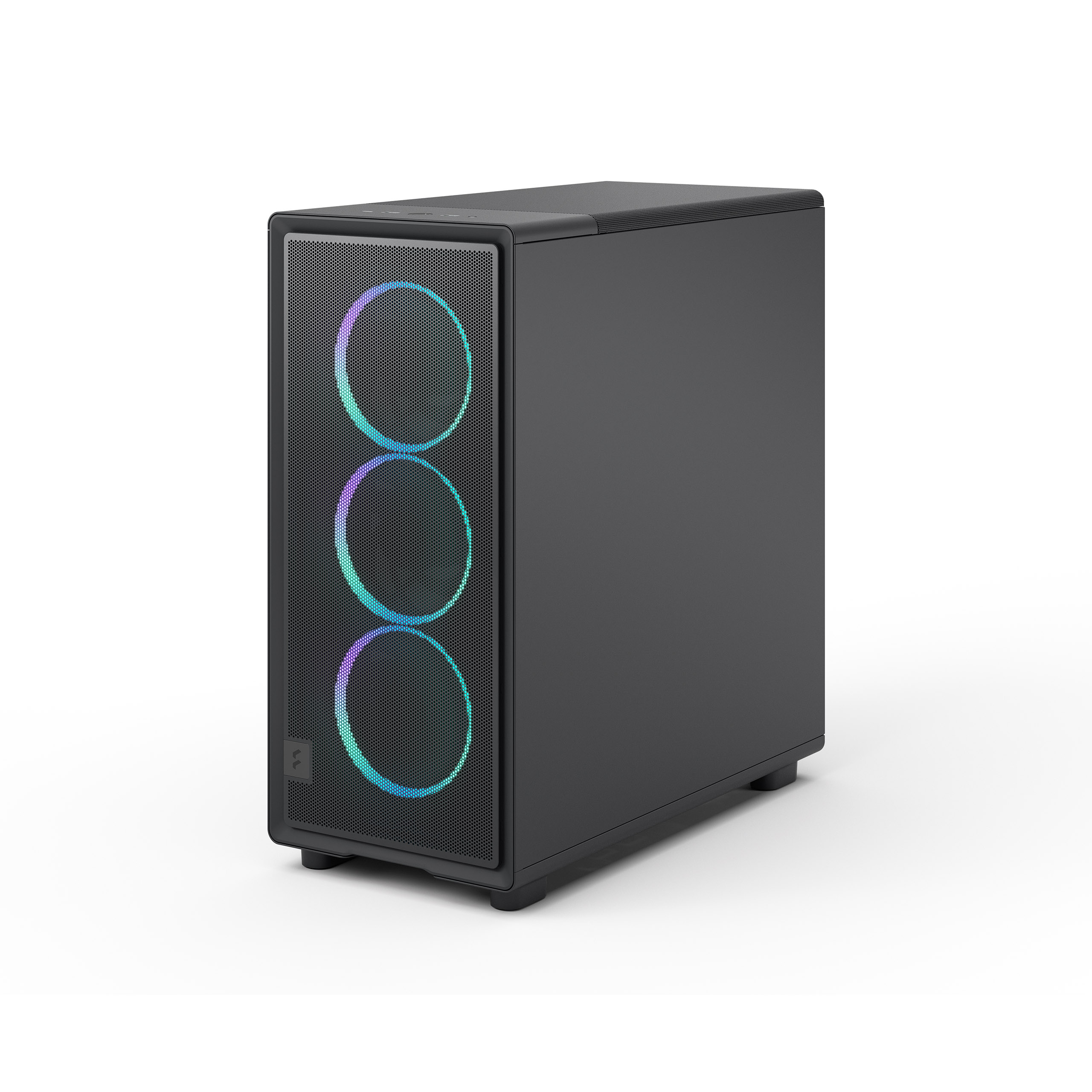 Кутия Fractal Epoch Black TG RGB Light - FD-C-EPO1A-05