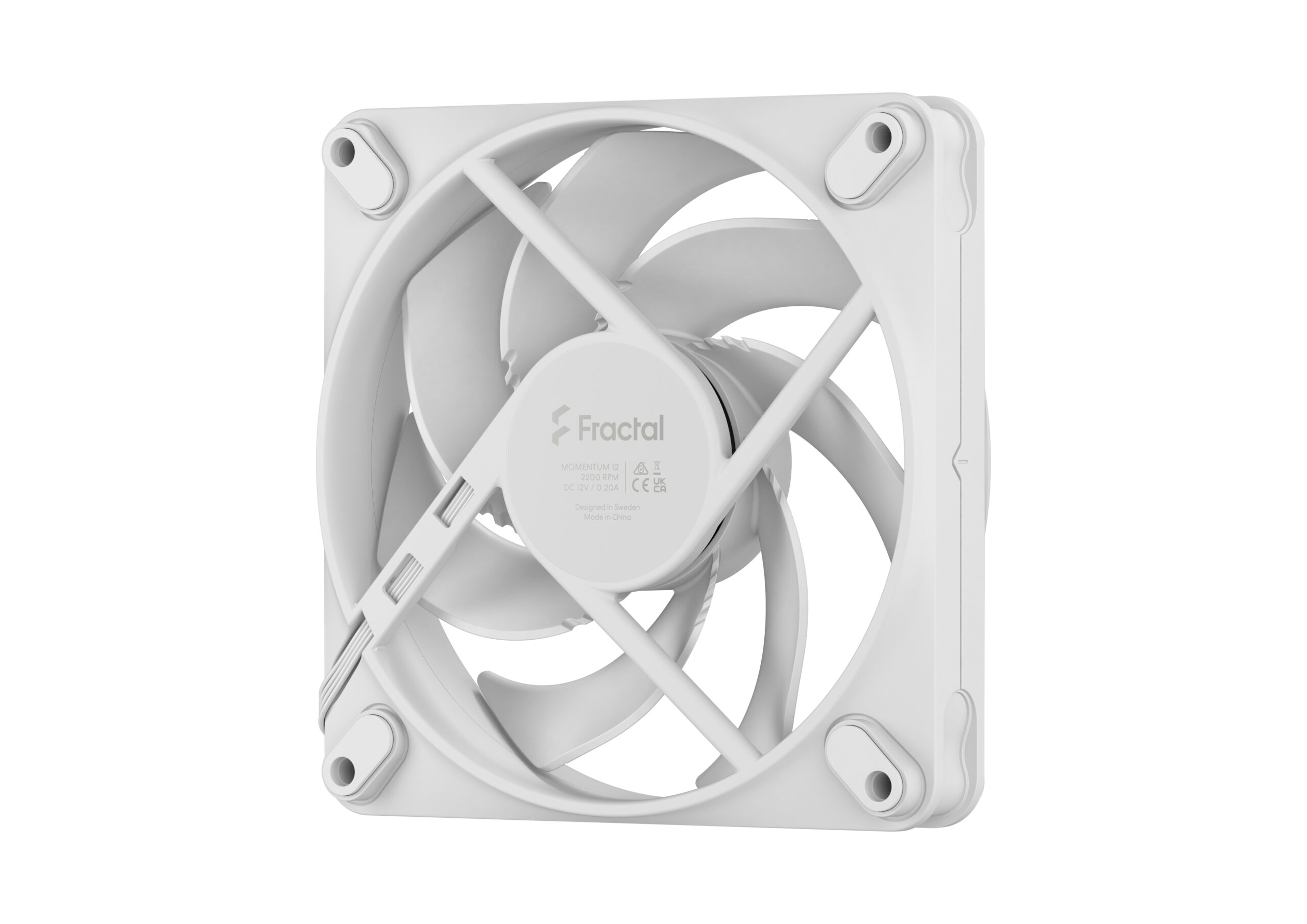 Вентилатор Fractal Momentum 12 White 120mm - FD-F-MO1-1202