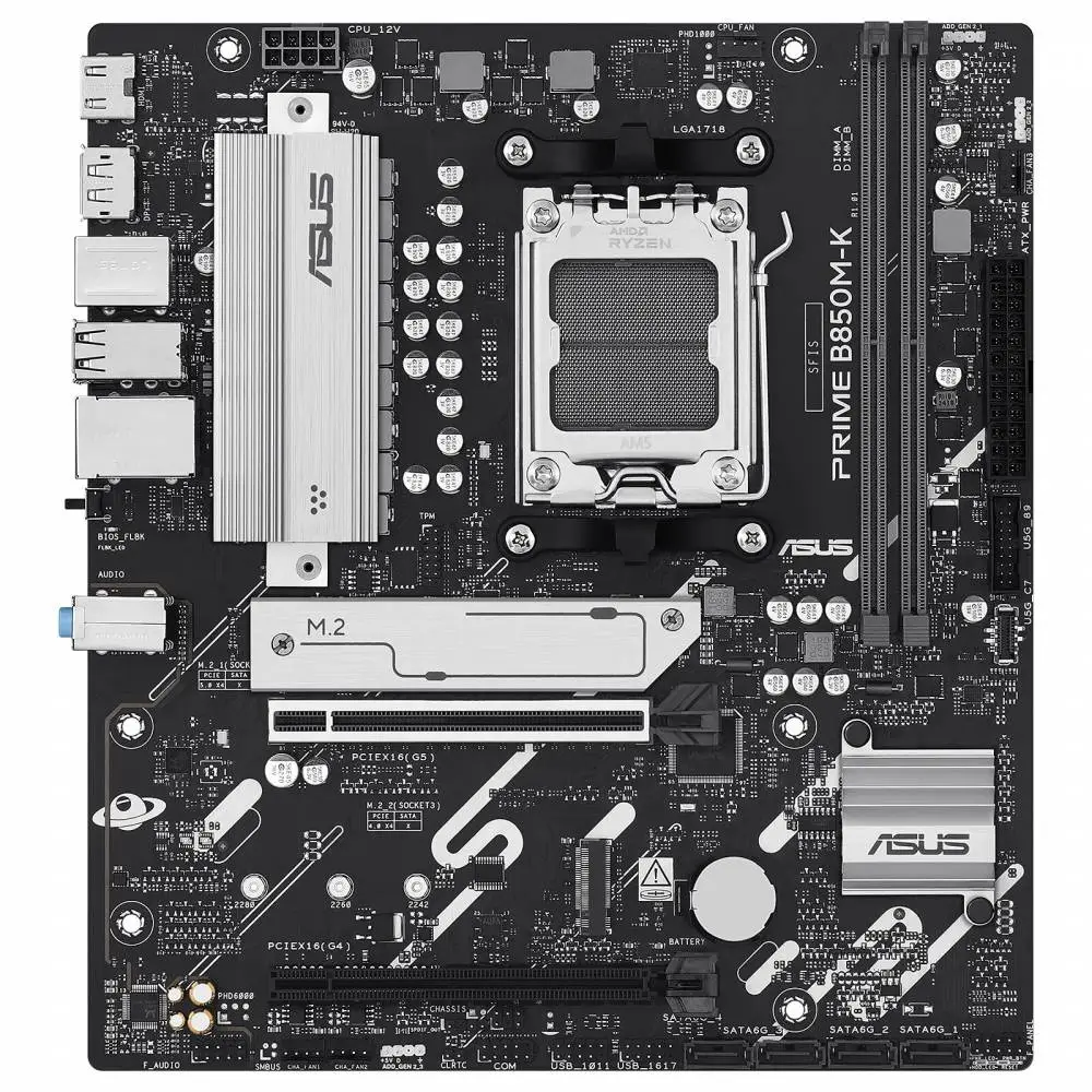 Дънна платка ASUS PRIME B850M-K AM5 - 90MB1LV0-M0EAY0