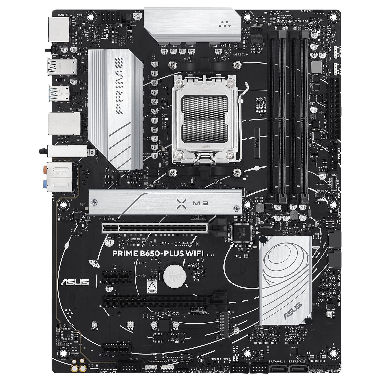 Дънна платка ASUS PRIME B650-PLUS WIFI AM5 - 90MB1KP0-M0EAY0