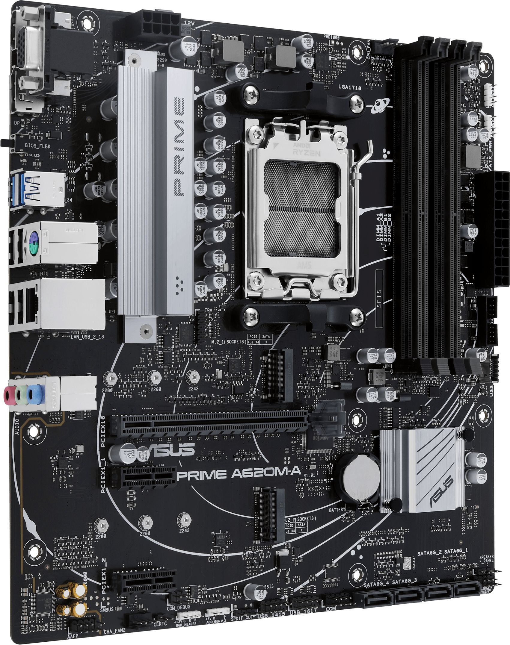 Дънна платка ASUS PRIME A620M-A-CSM DDR5 - 90MB1F10-M0EAY0