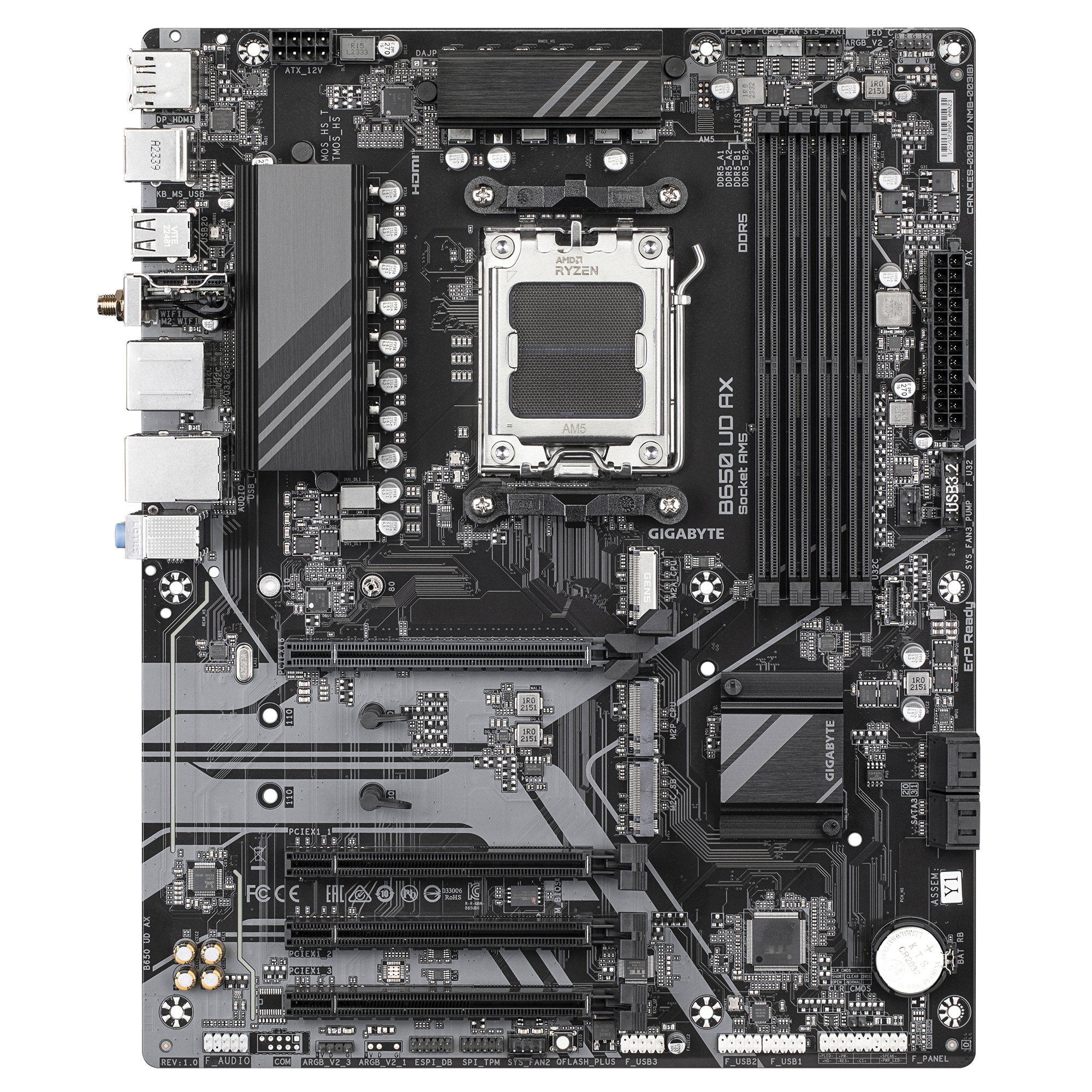 Дънна платка Gigabyte B650 UD AX AM5