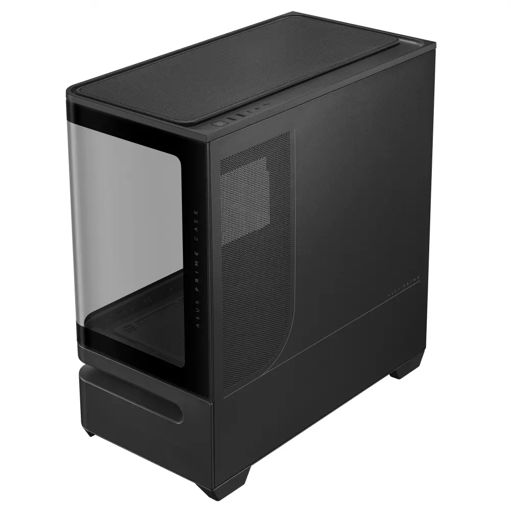 Кутия ASUS Prime AP202 ARGB mATX + 3 ARGB Вентилатора - Black