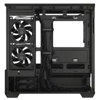 Кутия ASUS Prime AP202 ARGB mATX + 3 ARGB Вентилатора - Black