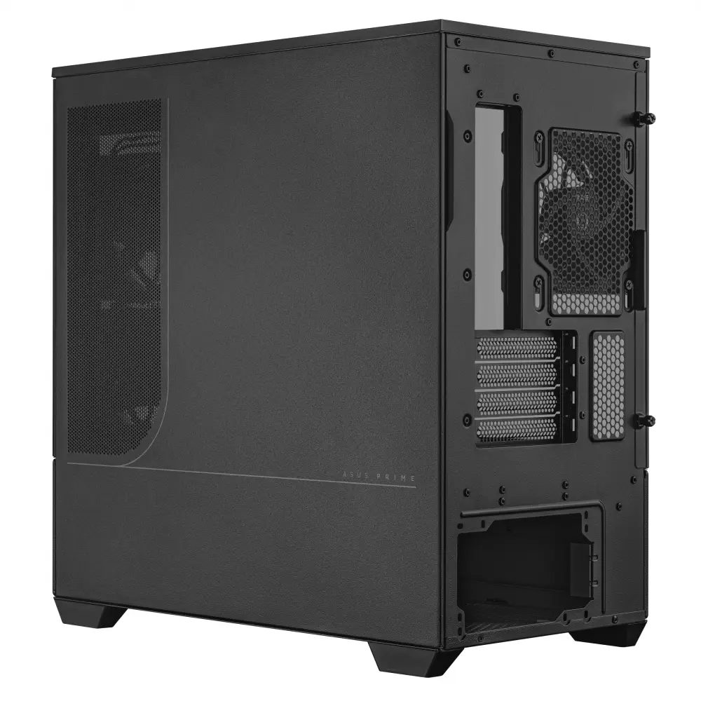 Кутия ASUS Prime AP202 ARGB mATX + 3 ARGB Вентилатора - Black