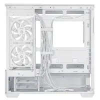 Кутия ASUS Prime AP202 ARGB mATX + 3 ARGB Вентилатора - White