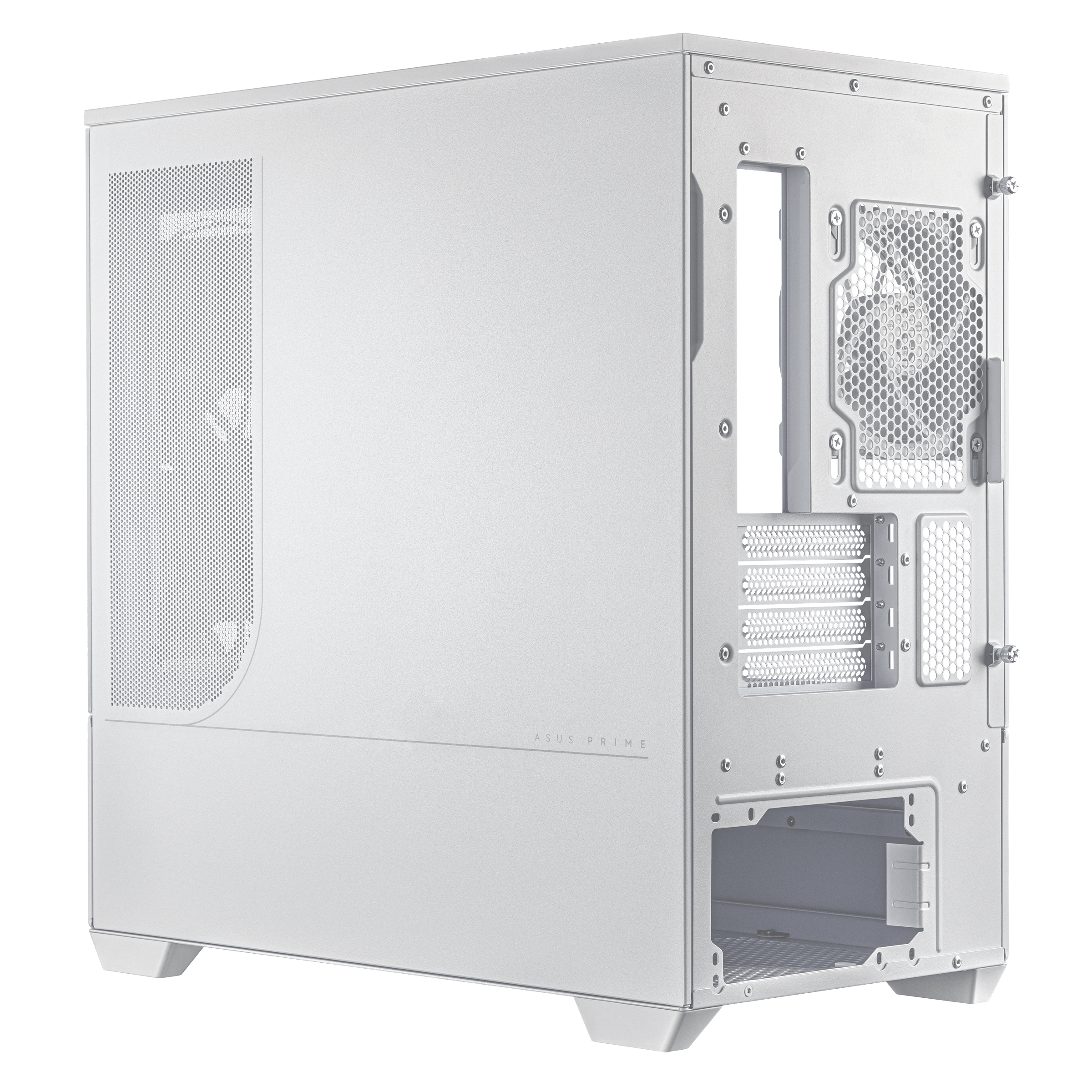 Кутия ASUS Prime AP202 ARGB mATX + 3 ARGB Вентилатора - White