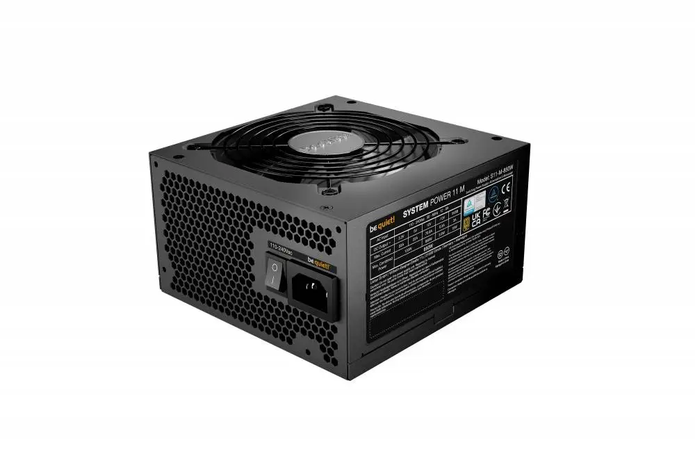 Захранване be quiet! System Power 11 M 850W PSU ATX 3.1 Gold Full-Modular, System Integration Edition, Bulk