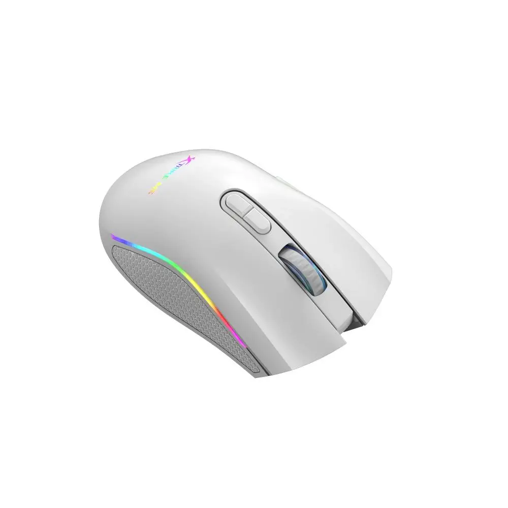 Xtrike ME ratón gaming Gaming Mouse GM-314 White - 7200dpi, RGB