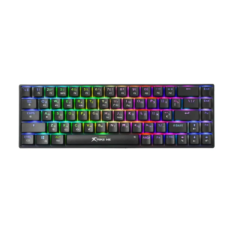 Gaming Keyboard XtrikeME - GK-995W - RED switches, BT5.2, 2.4G Wireless