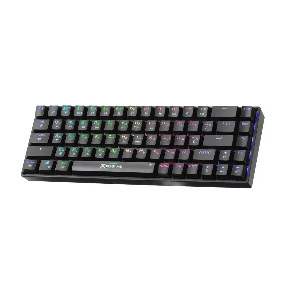 Геймърска клавиатура XtrikeME - GK-995W - RED switches, BT5.2, 2.4G Wireless