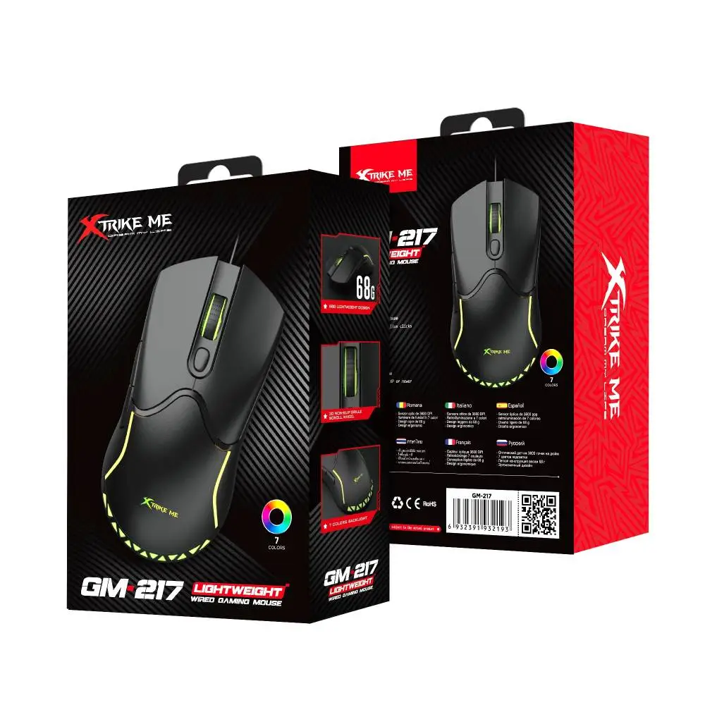 Xtrike ME Геймърска мишка Gaming Mouse GM-217 - 3600dpi