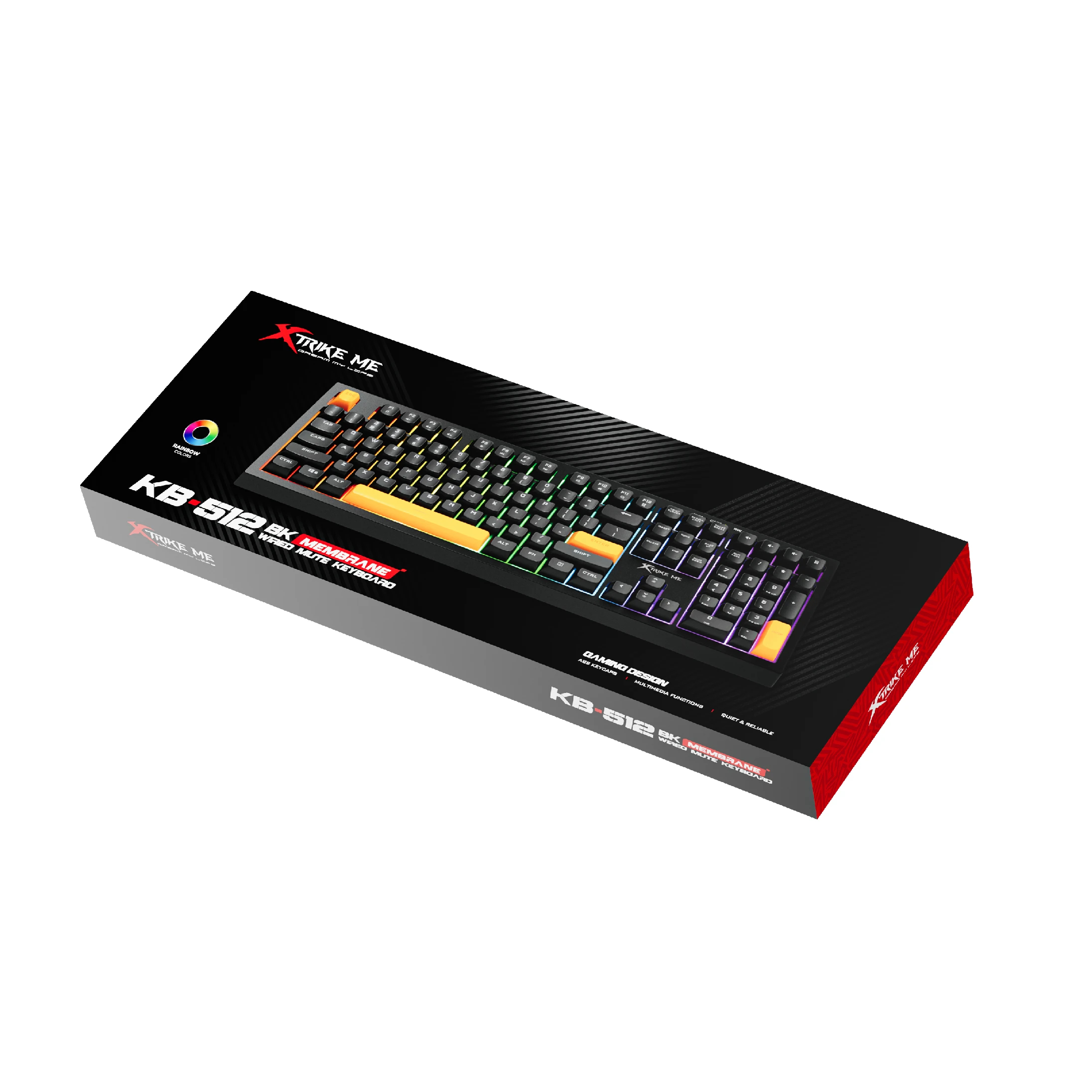 Геймърска клавиатура XtrikeME - KB-512 BK - Silent