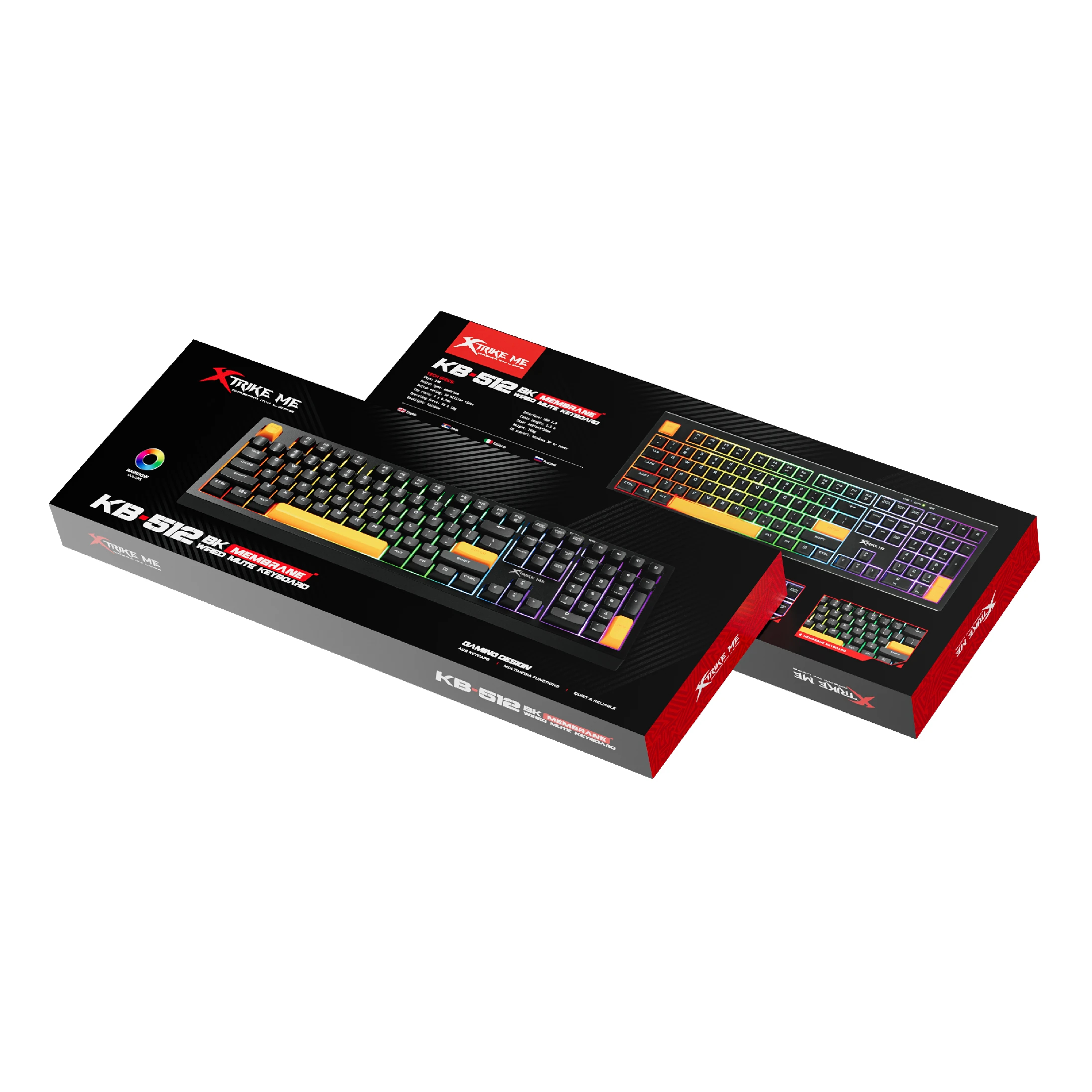 Геймърска клавиатура XtrikeME - KB-512 BK - Silent