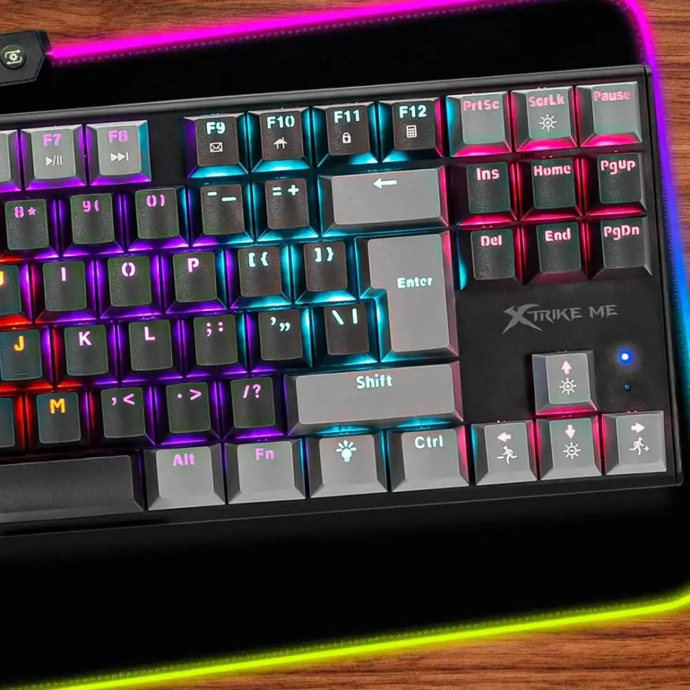 Геймърска механична клавиатура XtrikeME - GK-989B - RED switches