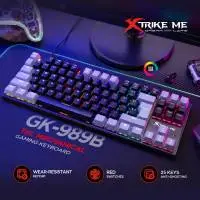 Геймърска механична клавиатура XtrikeME - GK-989B - RED switches