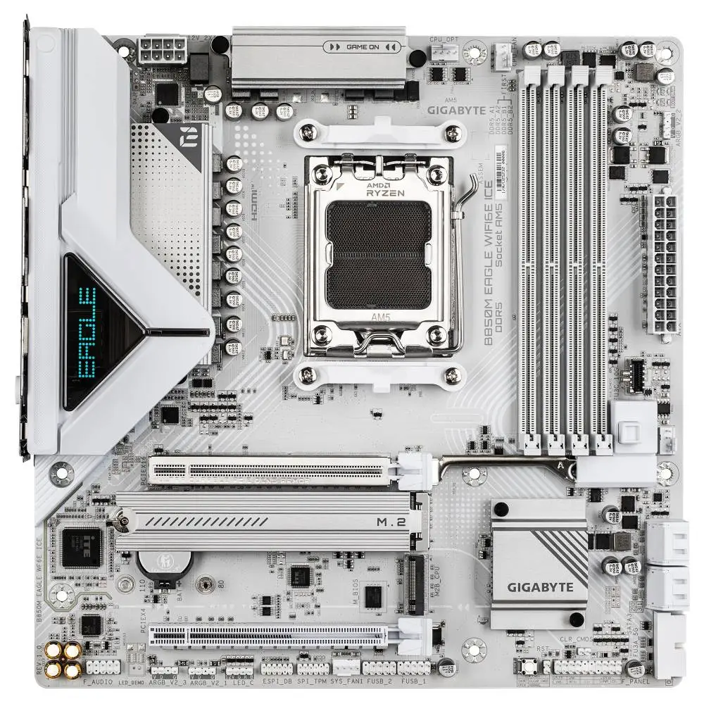 Дънна палтка Gigabyte B850M EAGLE WIFI6E ICE