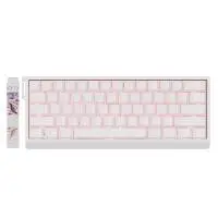Геймърска механична клавиатура Madlions MAD 60 PRO - White, 8K, Gateron Jade Customized [Linear]
