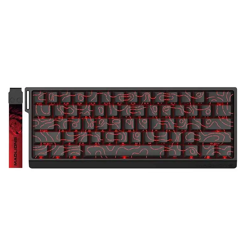 Геймърска клавиатура Madlions MAD 60 PRO - Black, 8K, Gateron Jade Customized [Linear]